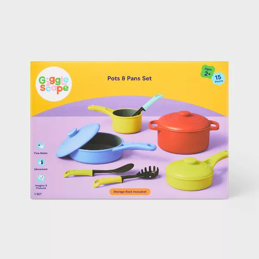 Pots and Pans Set by Gigglescapes